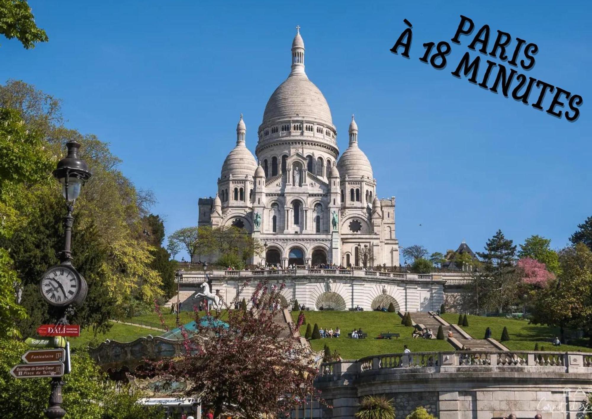 Calme Absolu, Terrasse Et Parking Entre Paris Et Disney Vaires-sur-Marne Exterior foto